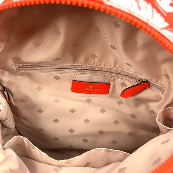 Kate Spade Karissa Orange Nylon Floral Backpack main image 10